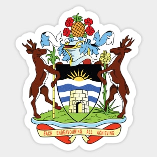 Antigua and Barbuda Coat of arms Sticker